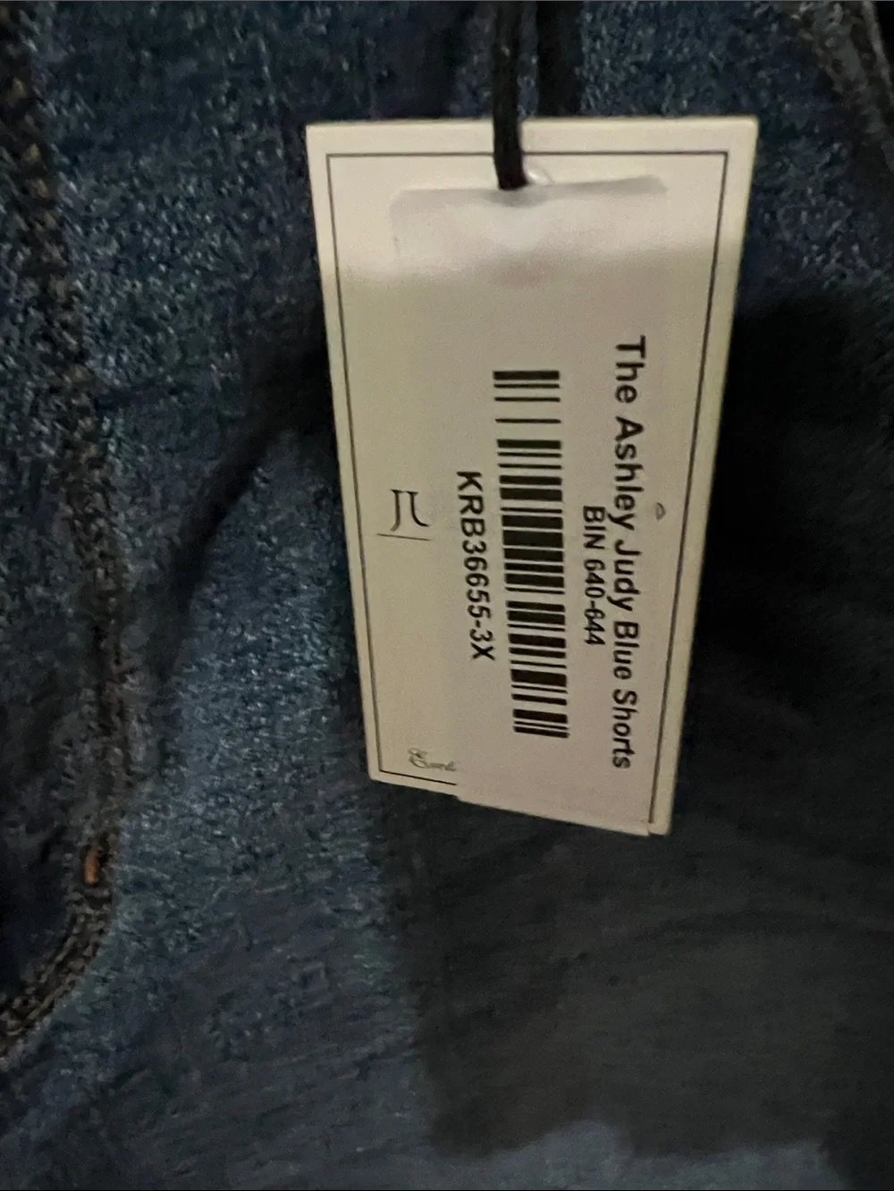 New 3X Judy Blue Dark Indigo High-Rise Jeans with Leather Patch - Picture 4 of 5